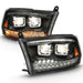Anzo USA 111442 Projector Headlight Set; w/Switchback; Chrome w/Amber; Pair; - Truck Part Superstore