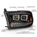 Anzo USA 111442 Projector Headlight Set; w/Switchback; Chrome w/Amber; Pair; - Truck Part Superstore