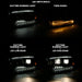 Anzo USA 111442 Projector Headlight Set; w/Switchback; Chrome w/Amber; Pair; - Truck Part Superstore