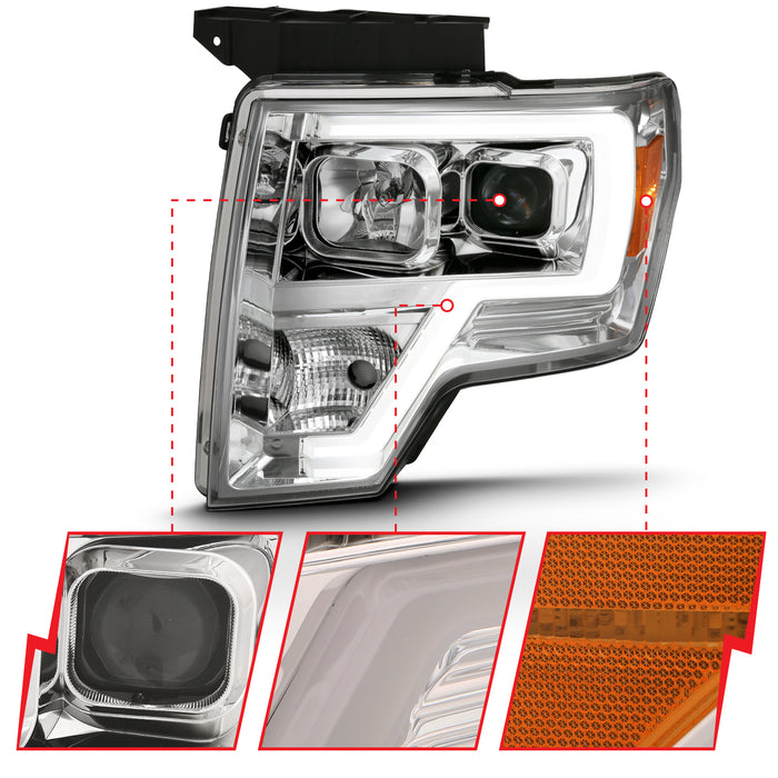 Anzo USA 111444 Projector Headlight Set - Truck Part Superstore