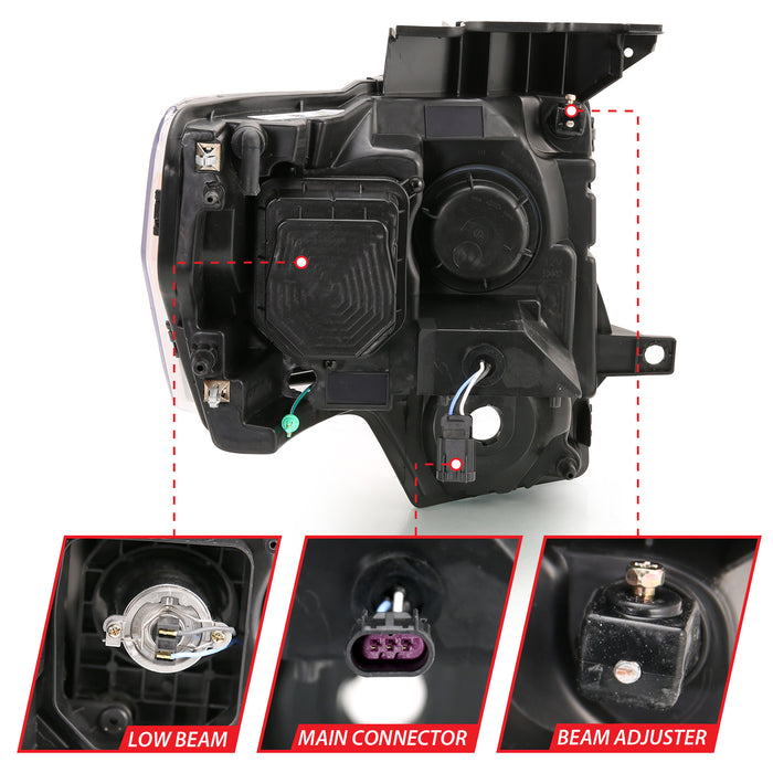 Anzo USA 111444 Projector Headlight Set - Truck Part Superstore