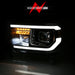 Anzo USA 111447 Projector Headlight Set; Light Bar H.L; w/Black Amber Lens; w/Halogen Bulb; - Truck Part Superstore