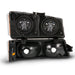 Anzo USA 111452 Crystal Headlight Set - Truck Part Superstore