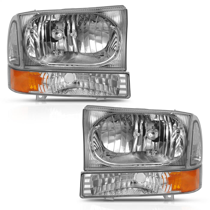 Anzo USA 111458 Crystal Headlight Set - Truck Part Superstore