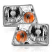 ANZO USA 111473 Crystal Headlight Chrome - Truck Part Superstore