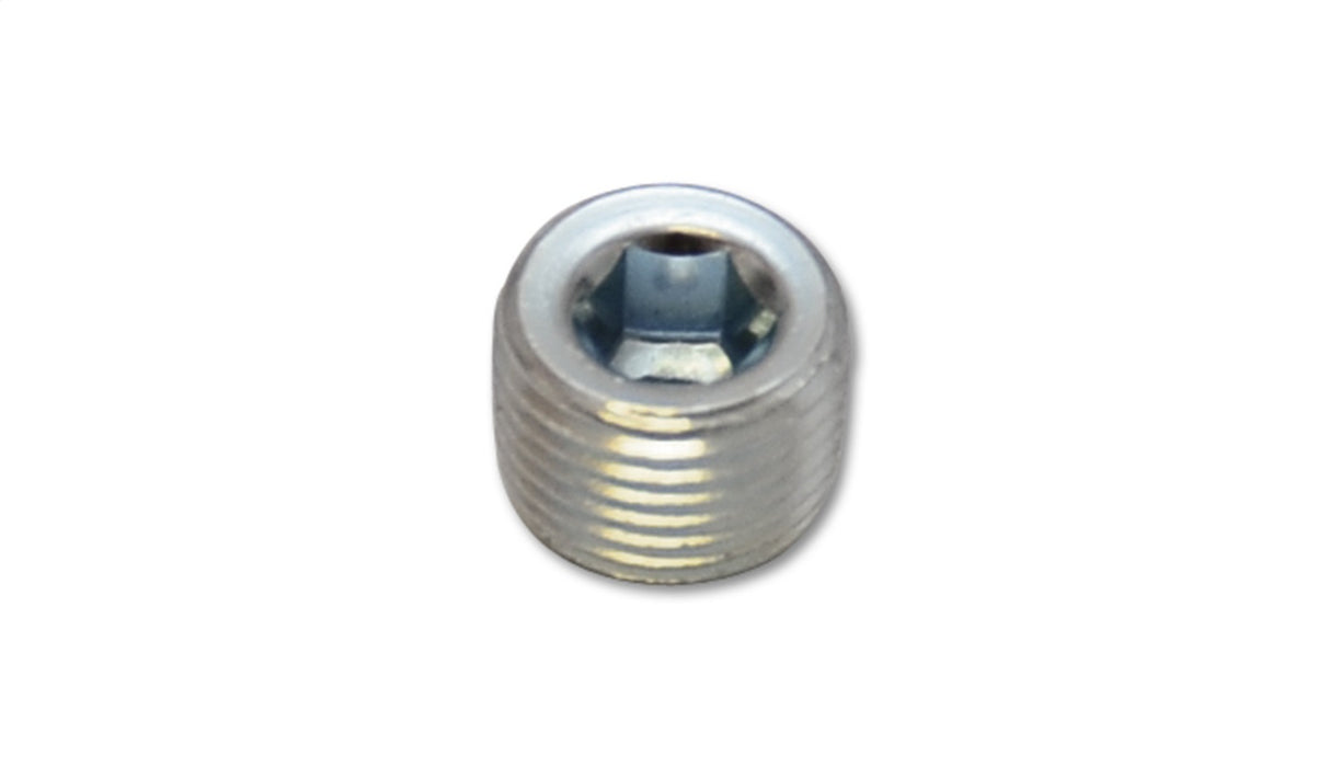 Vibrant Performance 11147 Male Plug; 0.125 in. NPT; For EGT Weld Bung; Zinc Plated Mild Steel; - Truck Part Superstore