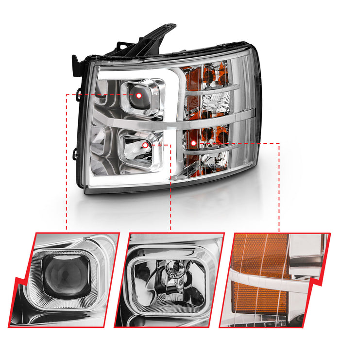 Anzo USA 111481 Projector Headlight Set - Truck Part Superstore