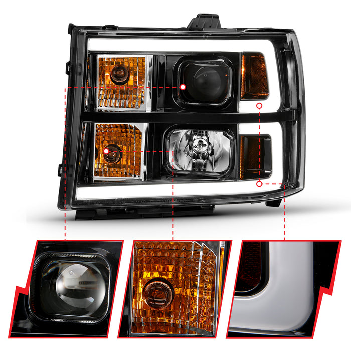 Anzo USA 111482 Projector Headlight Set - Truck Part Superstore
