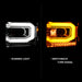 Anzo USA 111488 Projector Headlight Set; w/Plank Style Switchback; Chrome; Pair; - Truck Part Superstore