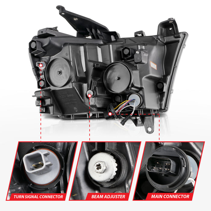 Anzo USA 111494-R LED Projector Headlight - Truck Part Superstore