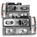 Anzo USA 111508 Crystal Headlight Set w/Halo - Truck Part Superstore