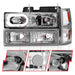 Anzo USA 111508 Crystal Headlight Set w/Halo - Truck Part Superstore
