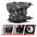 Anzo USA 111509 Projector Headlight Set; w/Plank Style Switchback; Black Housing; Pair; - Truck Part Superstore