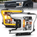 Anzo USA 111510 Projector Headlight Set; w/Plank Style Switchback; Chorme Housing; Pair; - Truck Part Superstore