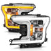 Anzo USA 111510 Projector Headlight Set; w/Plank Style Switchback; Chorme Housing; Pair; - Truck Part Superstore