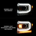 Anzo USA 111514 Projector Headlight Set w/Halo; Clear Lens; Chorme Housing; w/Light Bar; Pair; - Truck Part Superstore