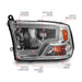 Anzo USA 111516 Crystal Headlight Set; Chorme Housing; Pair; w/Light Bar; - Truck Part Superstore
