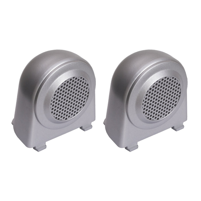 Rugged Ridge 11151.11 Speaker Grille; Tweeter; Chrome; - Truck Part Superstore