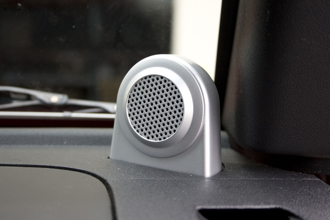 Rugged Ridge 11151.11 Speaker Grille; Tweeter; Chrome; - Truck Part Superstore