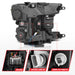 Anzo USA 111521 LED Projector Headlight; Chrome Housing; w/Light Bar Sequential Signal; Pair; - Truck Part Superstore