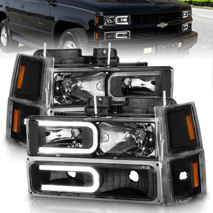 Anzo USA 111528 Crystal Headlight Set - Truck Part Superstore