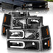 Anzo USA 111528 Crystal Headlight Set - Truck Part Superstore
