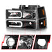 Anzo USA 111528 Crystal Headlight Set - Truck Part Superstore