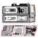 Anzo USA 111529 Crystal Headlight Set - Truck Part Superstore