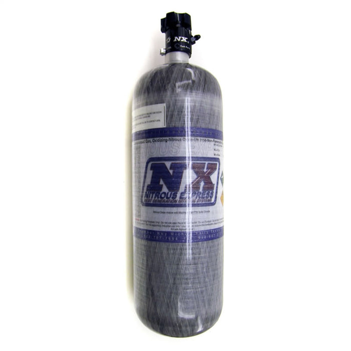 Nitrous Express 11152 COMPOSITE BOTTLE W/LIGHTNING 500 VALVE (6.79 DIA. X 23.25 TALL) - Truck Part Superstore