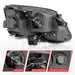 Anzo USA 111530 Projector Headlight Set; Clear Lens; Black Housing; Pair; - Truck Part Superstore
