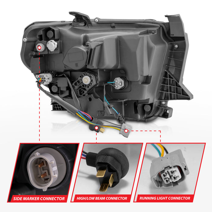 Anzo USA 111533 LED Crystal Headlight - Truck Part Superstore