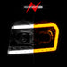 Anzo USA 111544 Projector Headlight Set; Chrome Housing; w/Light Bar Switchback; - Truck Part Superstore