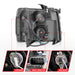 Anzo USA 111546 Projector Headlight Set; Chrome Housing; w/Light Bar; w/Sequential; - Truck Part Superstore