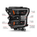 Anzo USA 111547 LED Projector Headlight; Black Housing; w/Light Bar Switchback; - Truck Part Superstore