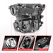 Anzo USA 111548 LED Projector Headlight; Chrome Housing w/Light Bar Switchback; - Truck Part Superstore