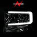 Anzo USA 111550 Crystal Headlight Set; Chorme Housing; Pair; w/Light Bar; - Truck Part Superstore