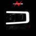 Anzo USA 111551 Projector Headlight Set; Black Housing; w/Light Bar; - Truck Part Superstore