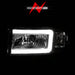 Anzo USA 111555 LED Crystal Headlight; w/Light Bar; Chrome Housing; Pair; - Truck Part Superstore