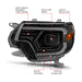 Anzo USA 111556 Projector Headlight Set; w/Light Bar Switchback; Black Housing; - Truck Part Superstore
