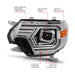 Anzo USA 111557 Projector Headlight Set; w/Light Bar Switchback; Chrome Housing; - Truck Part Superstore
