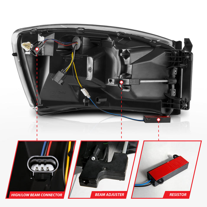 Anzo USA 111560 LED Projector Headlight - Truck Part Superstore