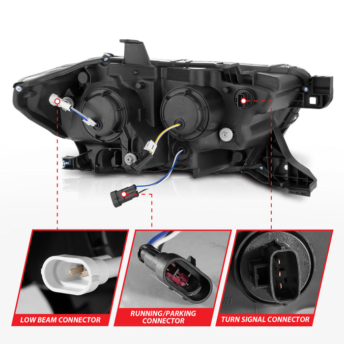 Anzo USA 111562 Projector Headlight Set - Truck Part Superstore