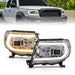 Anzo USA 111565 Projector Headlight Set; w/Sequential Light Bar; Chrome Housing; - Truck Part Superstore