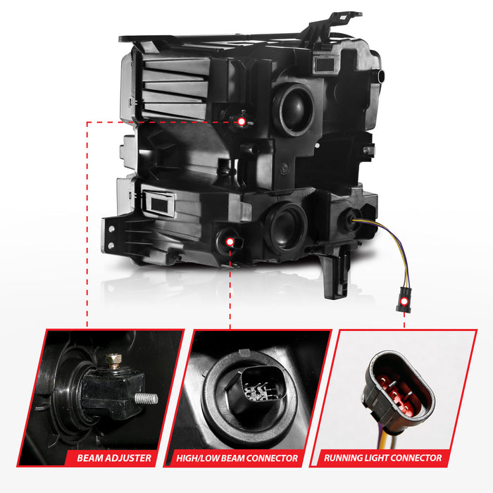 Anzo USA 111566-R LED Projector Headlight - Truck Part Superstore