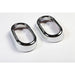 Rugged Ridge 11156.20 Door Handle Cover Trim; Interior; Chrome; Pair; - Truck Part Superstore