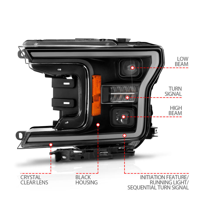 Anzo USA 111570 LED Projector Headlight - Truck Part Superstore