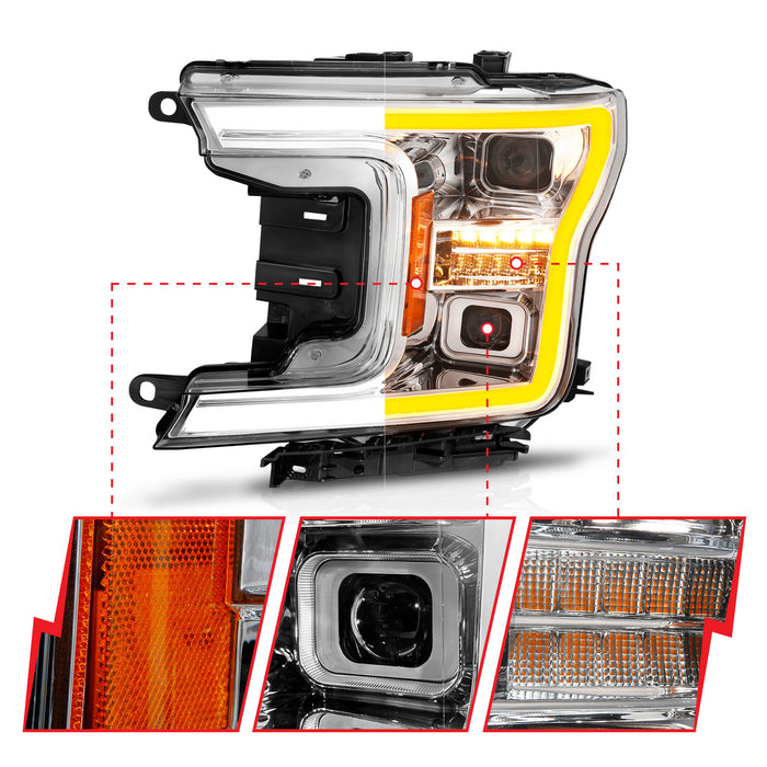 Anzo USA 111571 LED Projector Headlight - Truck Part Superstore