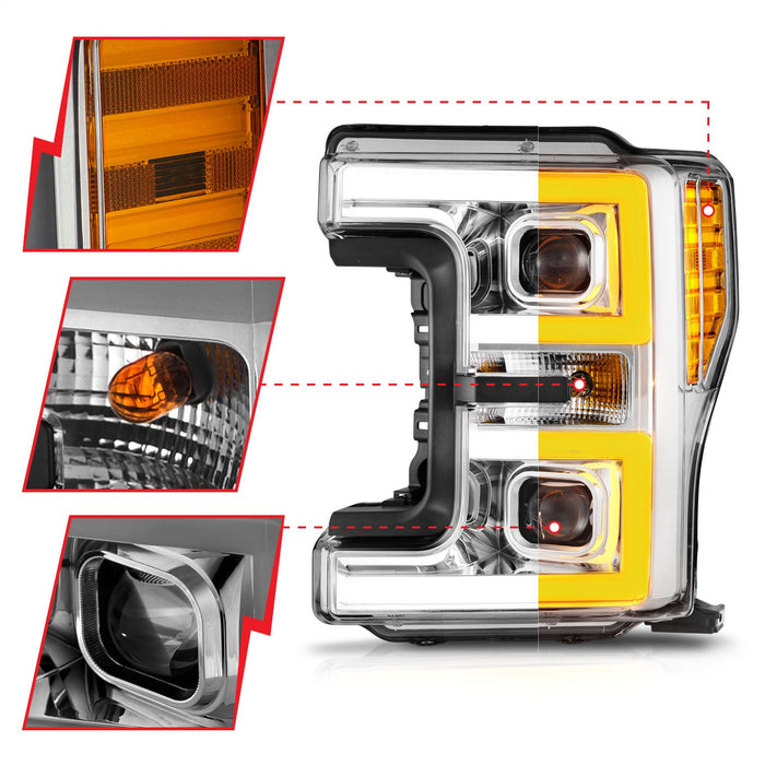 Anzo USA 111578 LED Projector Headlight - Truck Part Superstore