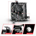 Anzo USA 111583 Projector Headlight Set w/Halo; Clear Lens; Black Housing; w/Black Trim; Pair; - Truck Part Superstore