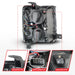Anzo USA 111585 Projector Headlight Set w/Halo; Clear Lens; Black Housing; w/Chrome Trim; Pair; - Truck Part Superstore